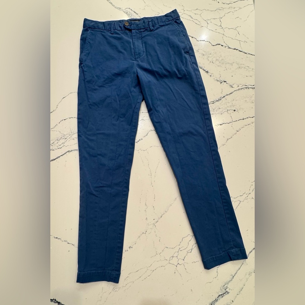 Banana Republic Slim-taper Chino Pants 32x34 Navy Blue